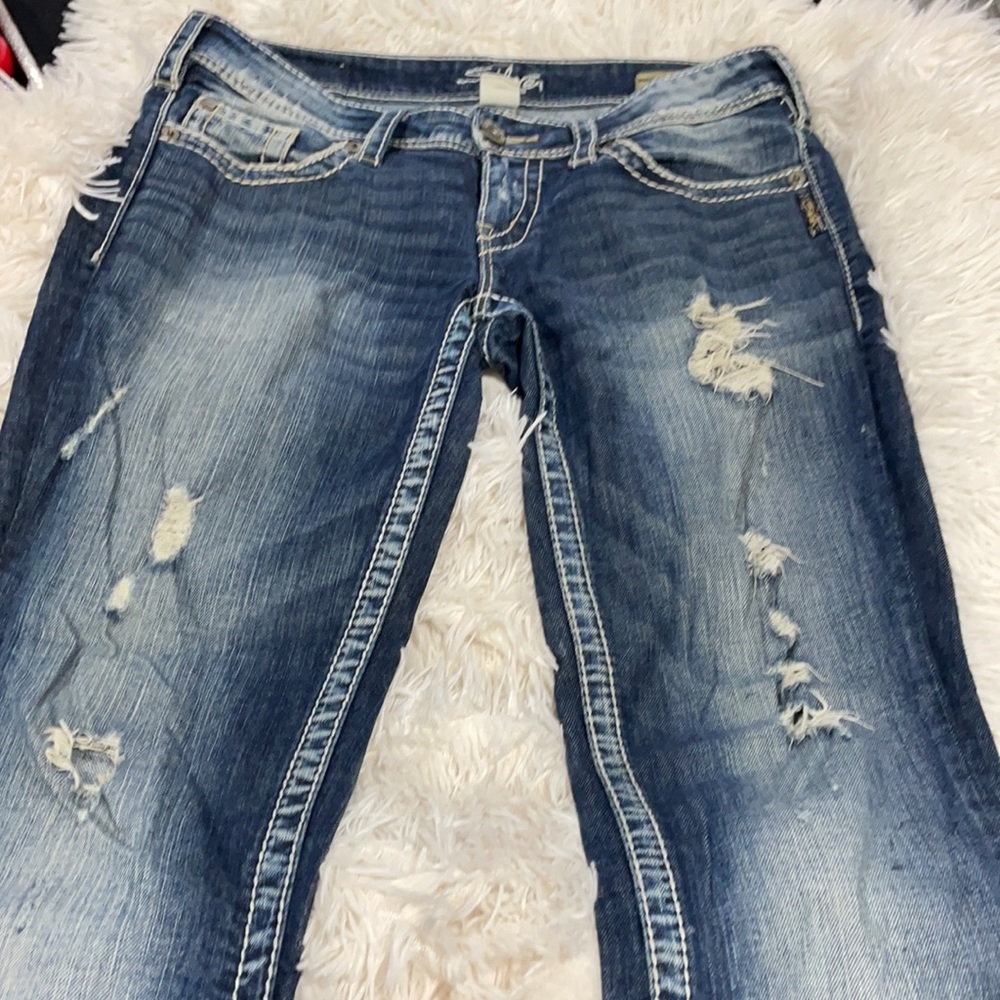 Silver bootcut jeans - Picture 3 of 3